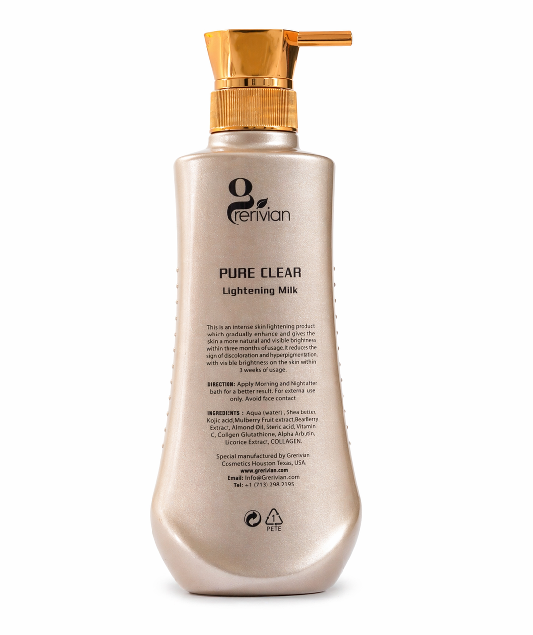Pure Clear Milk - Body Care – GRERIVIAN LLC