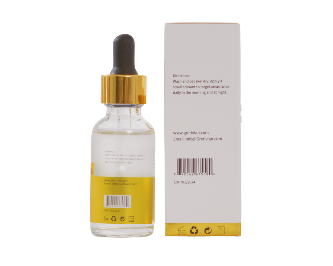 美容液 rich  whitening  serum Serum New Box Anti Wrinkle Age Gold 24K Brightening Skin Oz