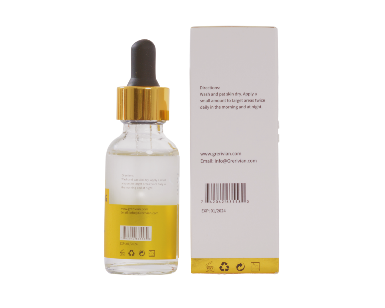 WHITENING SERUM - Most Effective Skin Whitening SERUM - GRERIVIAN COSMETICS