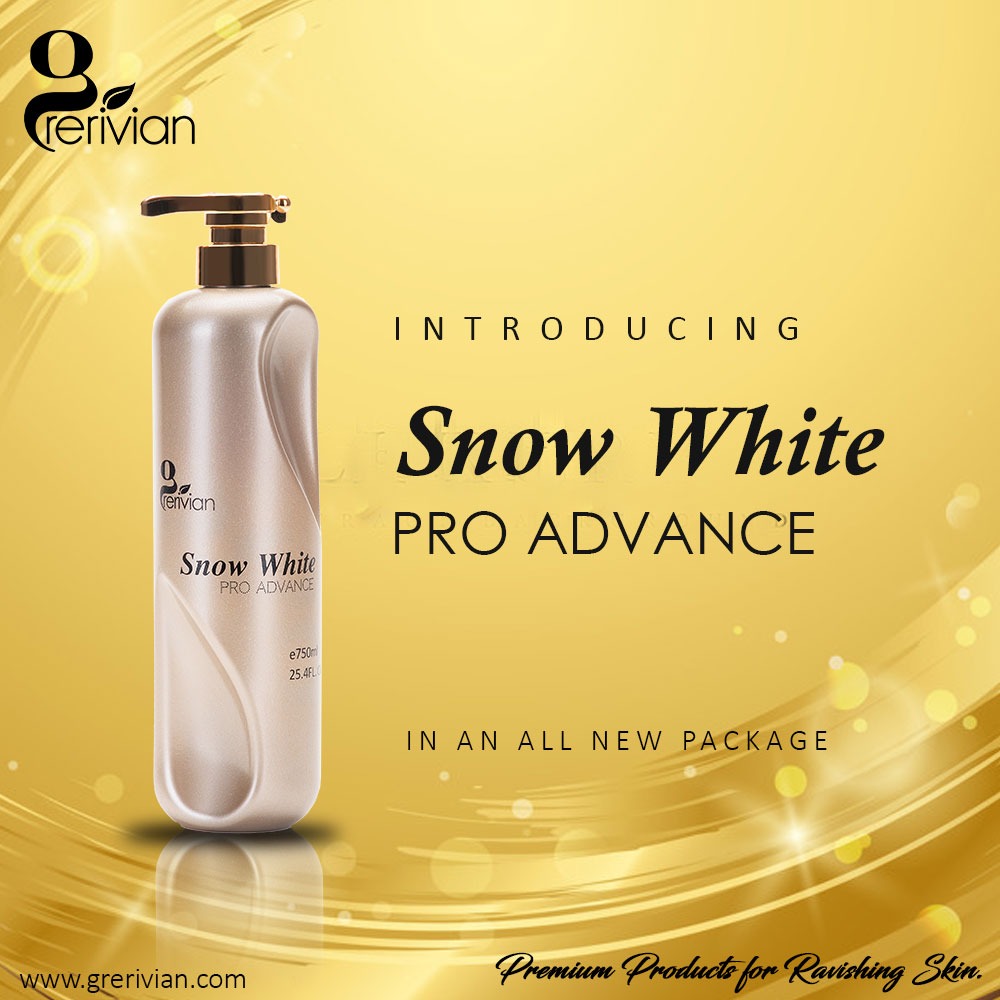 Grerivian SNOW WHITENING (Body Lotion ONLY) 250ML / 750ML - GRERIVIAN COSMETICS