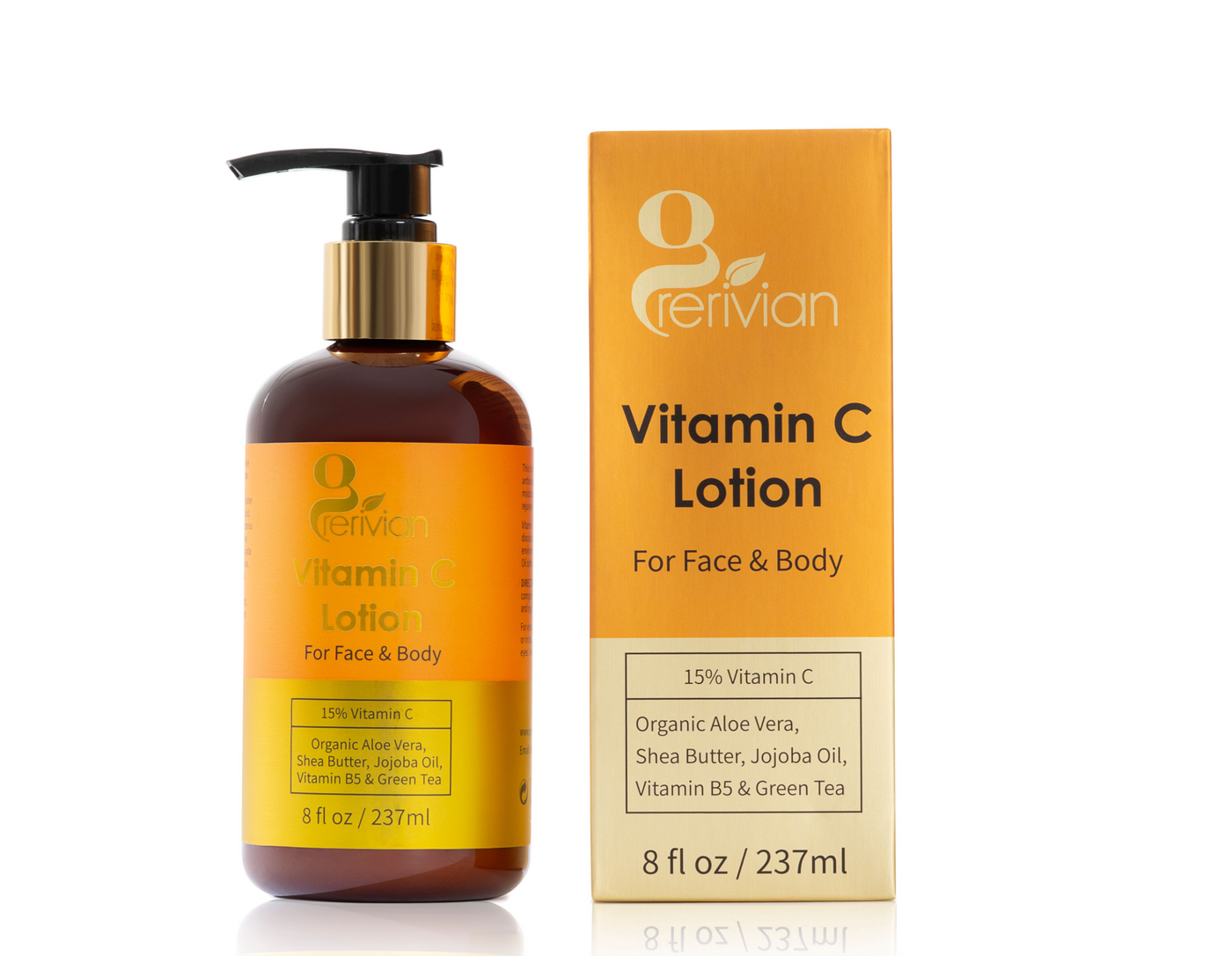 Vitamin C Lotion - 15% Vitamin C For Face & Body - GRERIVIAN COSMETICS